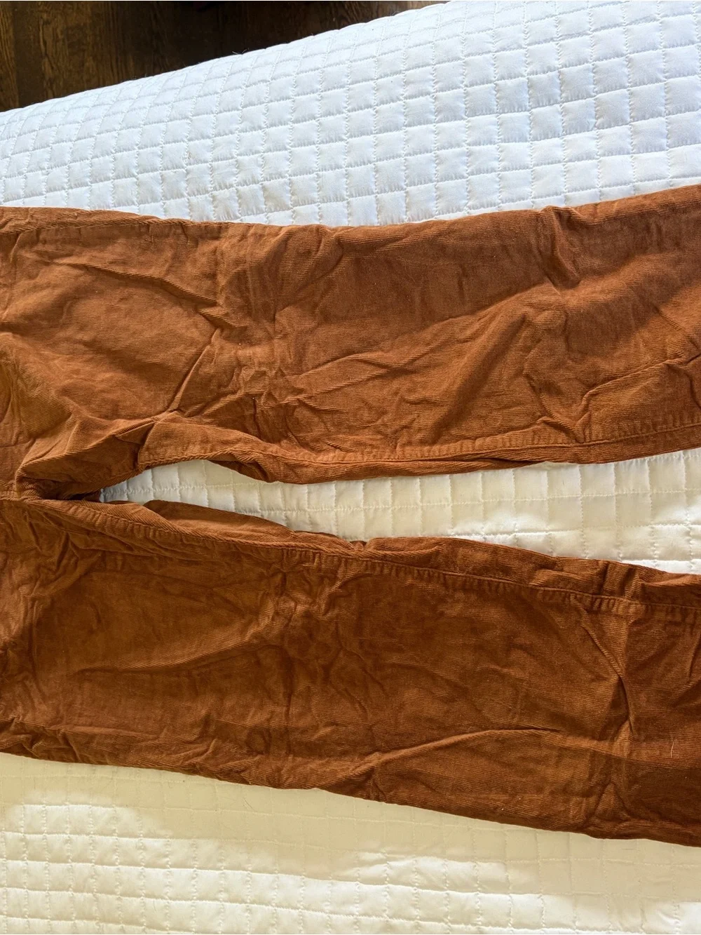 J. Crew Women’s Corduroy Pants — Rust Brown